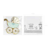 Picture of NAPKINS BABY STROLLER BLUE 14X15CM